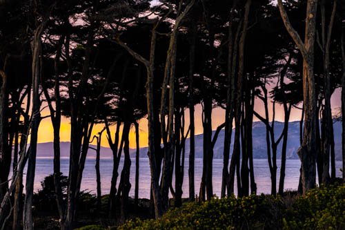 Sunset at Lands End, San Francisco