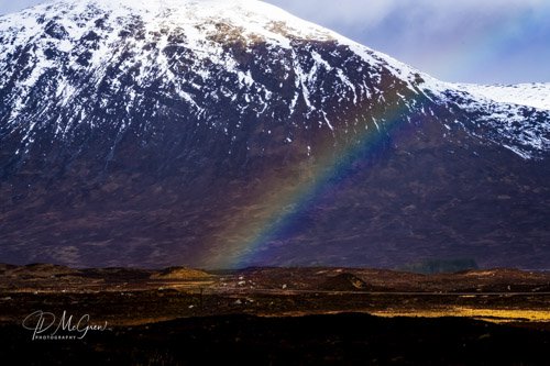 Rainbow on Mountain