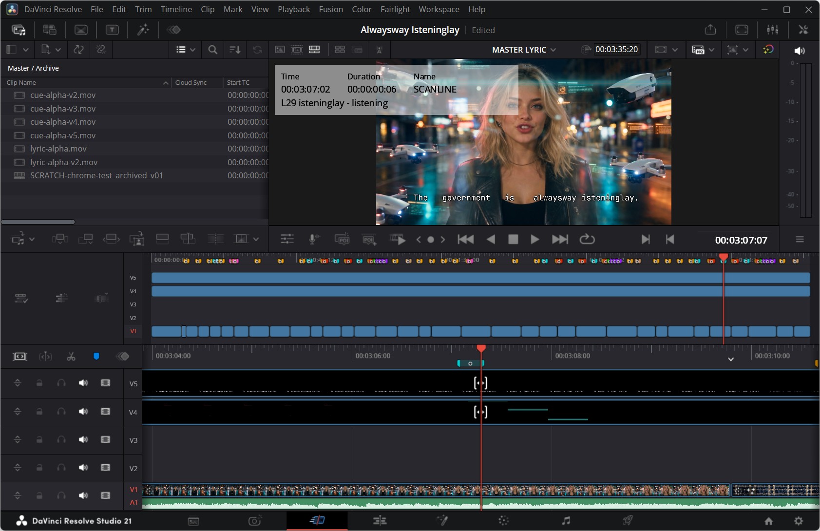 DaVinci Resolve Studio screenshot